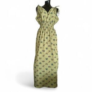 Seven Islands Green Floral Maxi Dress Sz 3X